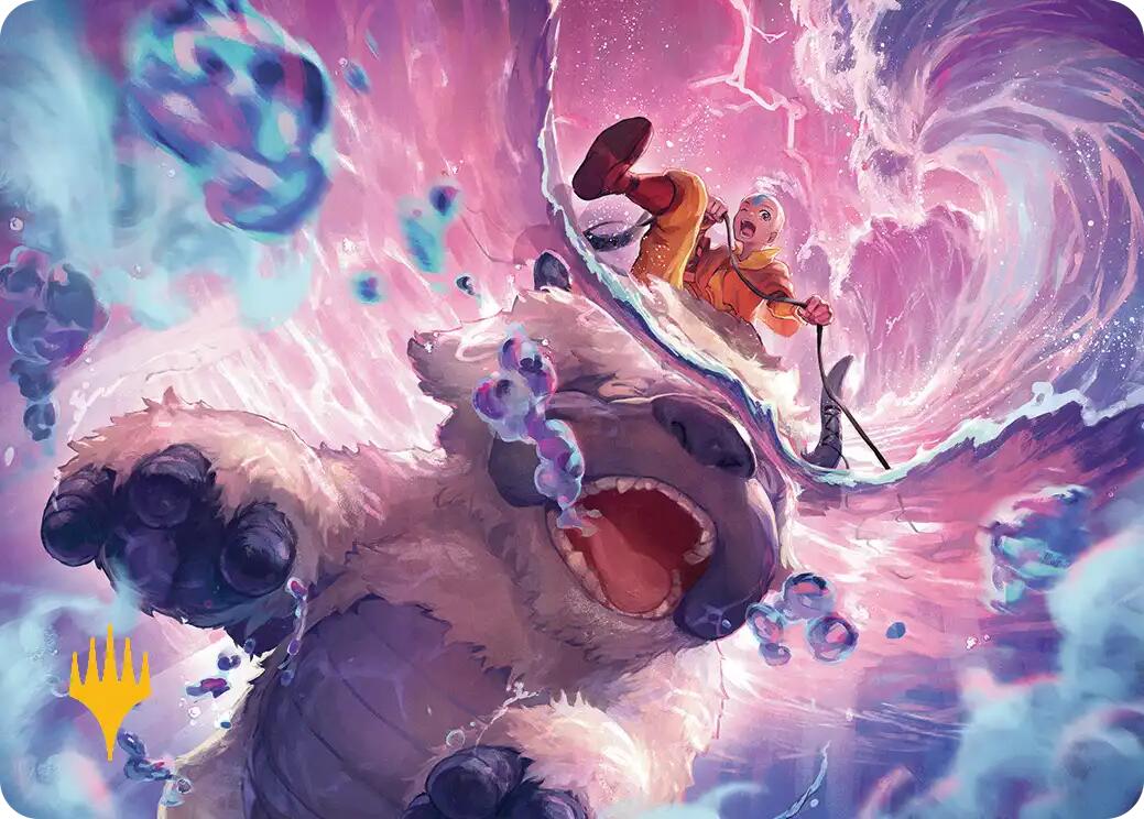 Storm of Memories Art Card (Gold-Stamped Planeswalker Symbol) [Avatar: The Last Airbender Art Series] | Pegasus Games WI