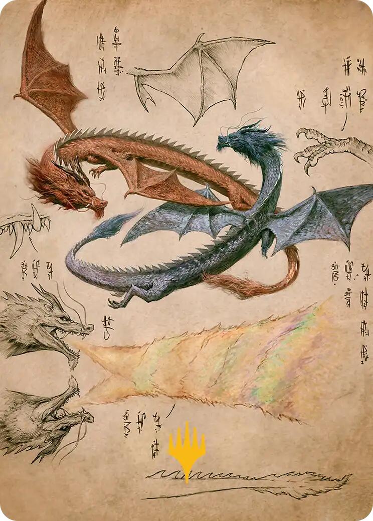 Ran and Shaw Art Card (Gold-Stamped Planeswalker Symbol) [Avatar: The Last Airbender Art Series] | Pegasus Games WI