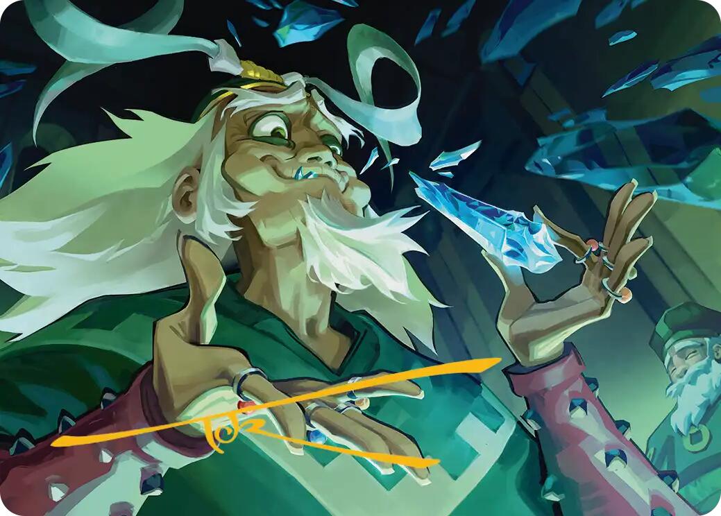 Bumi, King of Three Trials Art Card (Gold-Stamped Signature) [Avatar: The Last Airbender Art Series] | Pegasus Games WI