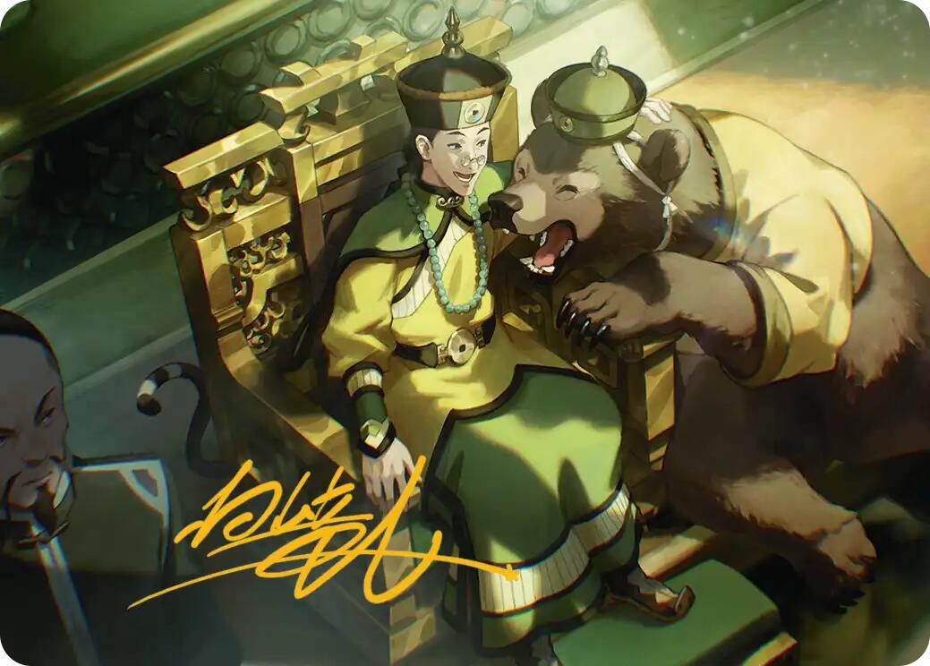 The Earth King Art Card (Gold-Stamped Signature) [Avatar: The Last Airbender Art Series] | Pegasus Games WI