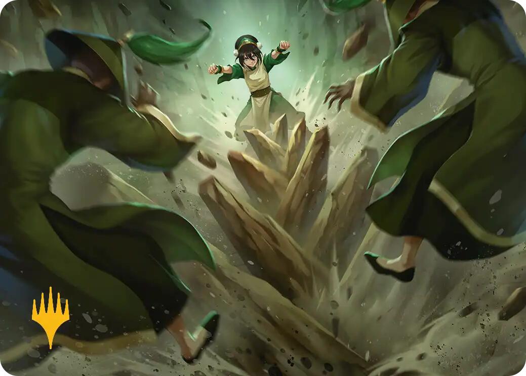 Rockalanche Art Card (Gold-Stamped Planeswalker Symbol) [Avatar: The Last Airbender Art Series] | Pegasus Games WI