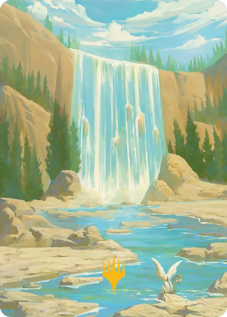 Island Art Card (Gold-Stamped Signature) [Avatar: The Last Airbender Art Series] | Pegasus Games WI