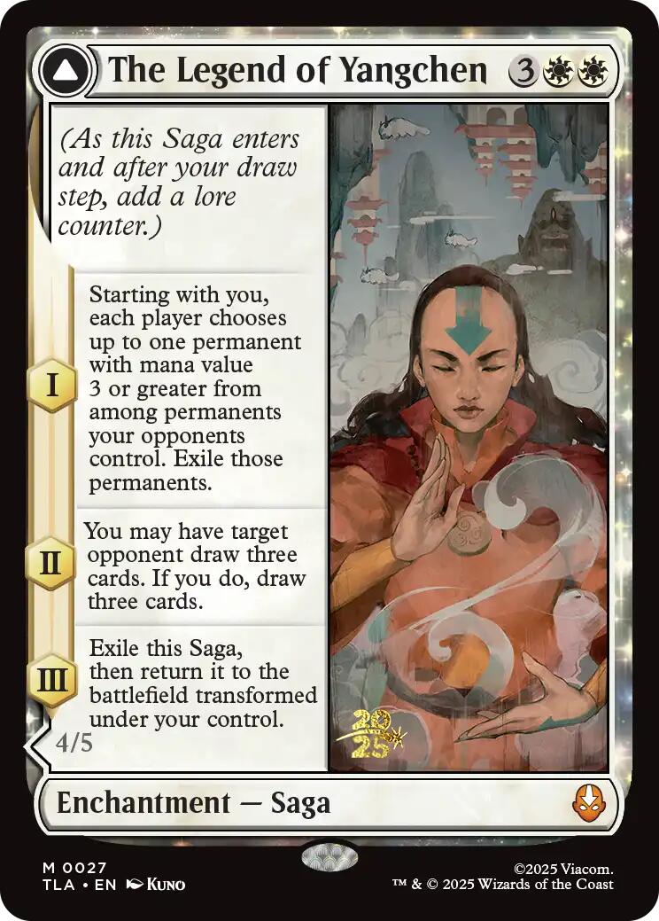 The Legend of Yangchen [Avatar: The Last Airbender Prerelease Cards] | Pegasus Games WI