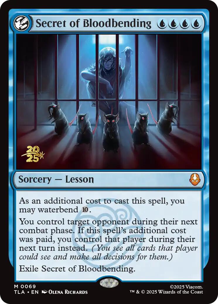Secret of Bloodbending [Avatar: The Last Airbender Prerelease Cards] | Pegasus Games WI