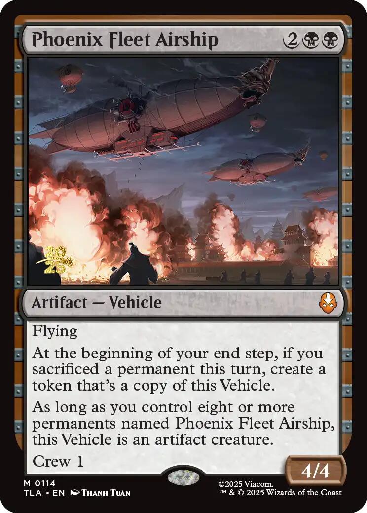 Phoenix Fleet Airship [Avatar: The Last Airbender Prerelease Cards] | Pegasus Games WI