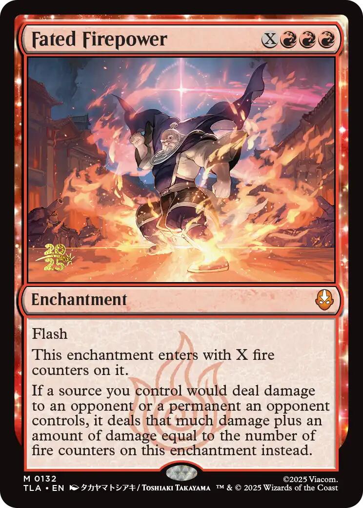 Fated Firepower [Avatar: The Last Airbender Prerelease Cards] | Pegasus Games WI