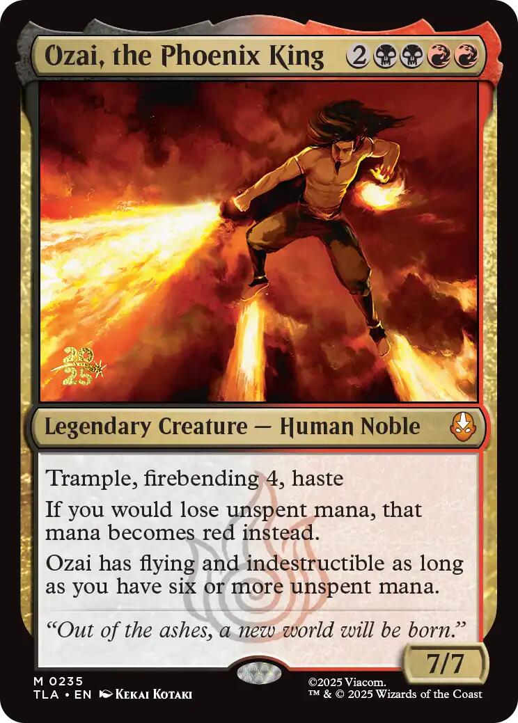 Ozai, the Phoenix King [Avatar: The Last Airbender Prerelease Cards] | Pegasus Games WI