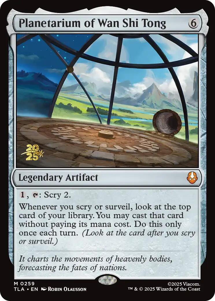 Planetarium of Wan Shi Tong [Avatar: The Last Airbender Prerelease Cards] | Pegasus Games WI