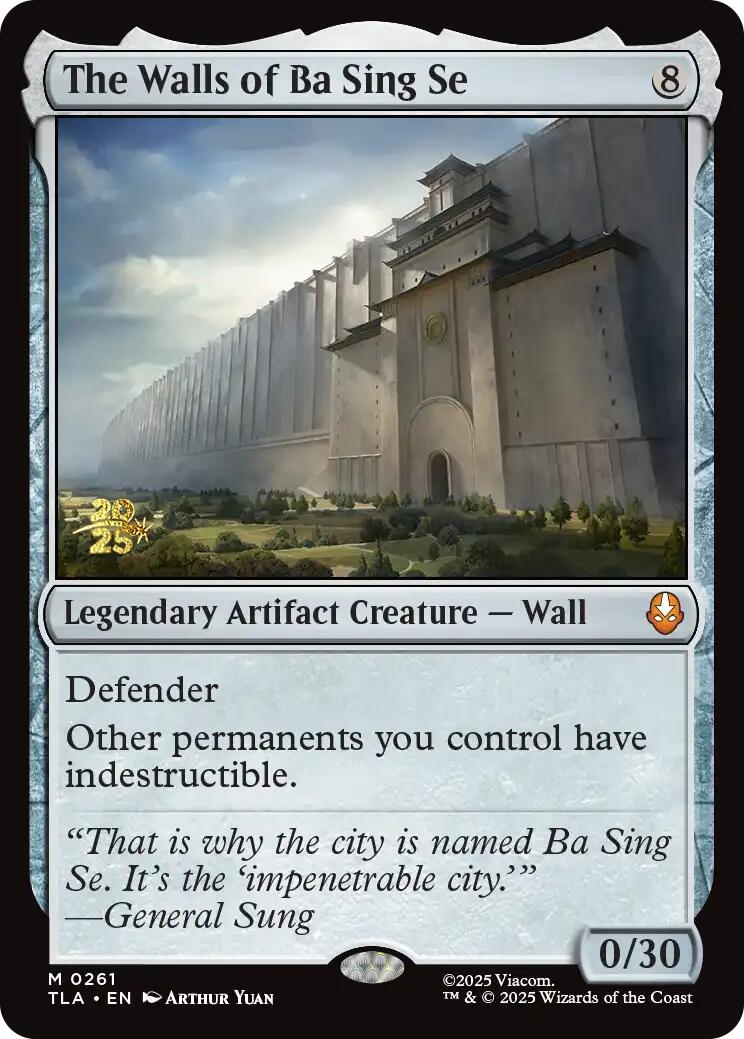 The Walls of Ba Sing Se [Avatar: The Last Airbender Prerelease Cards] | Pegasus Games WI