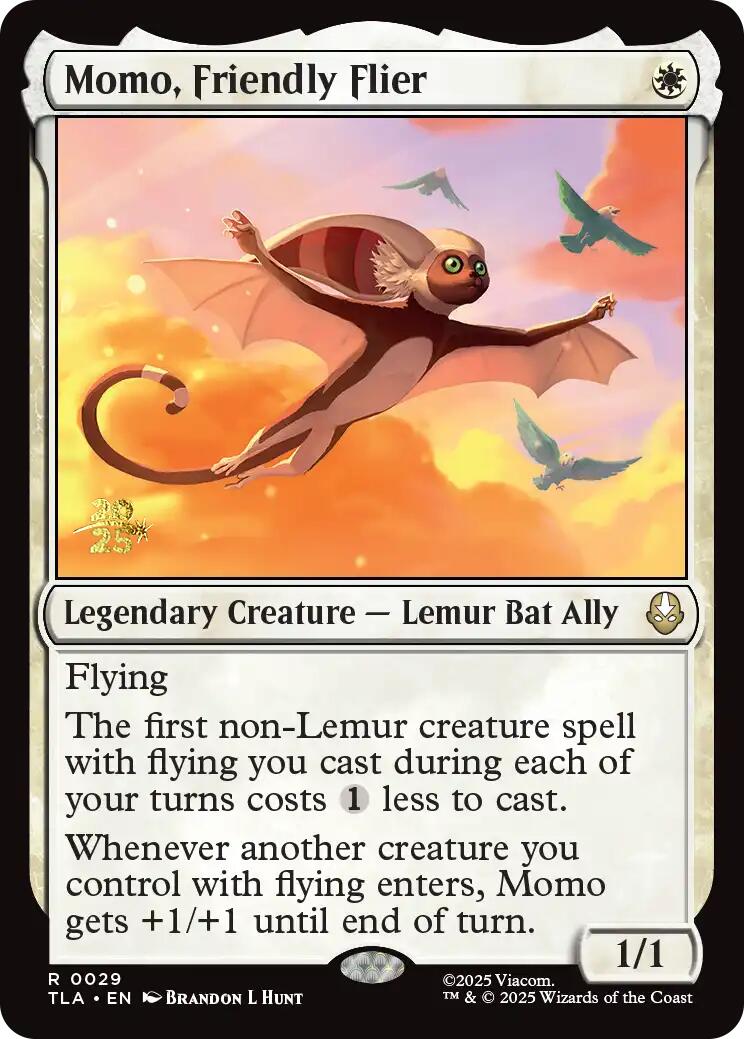 Momo, Friendly Flier [Avatar: The Last Airbender Prerelease Cards] | Pegasus Games WI