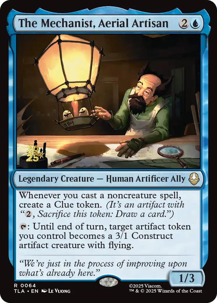The Mechanist, Aerial Artisan [Avatar: The Last Airbender Prerelease Cards] | Pegasus Games WI