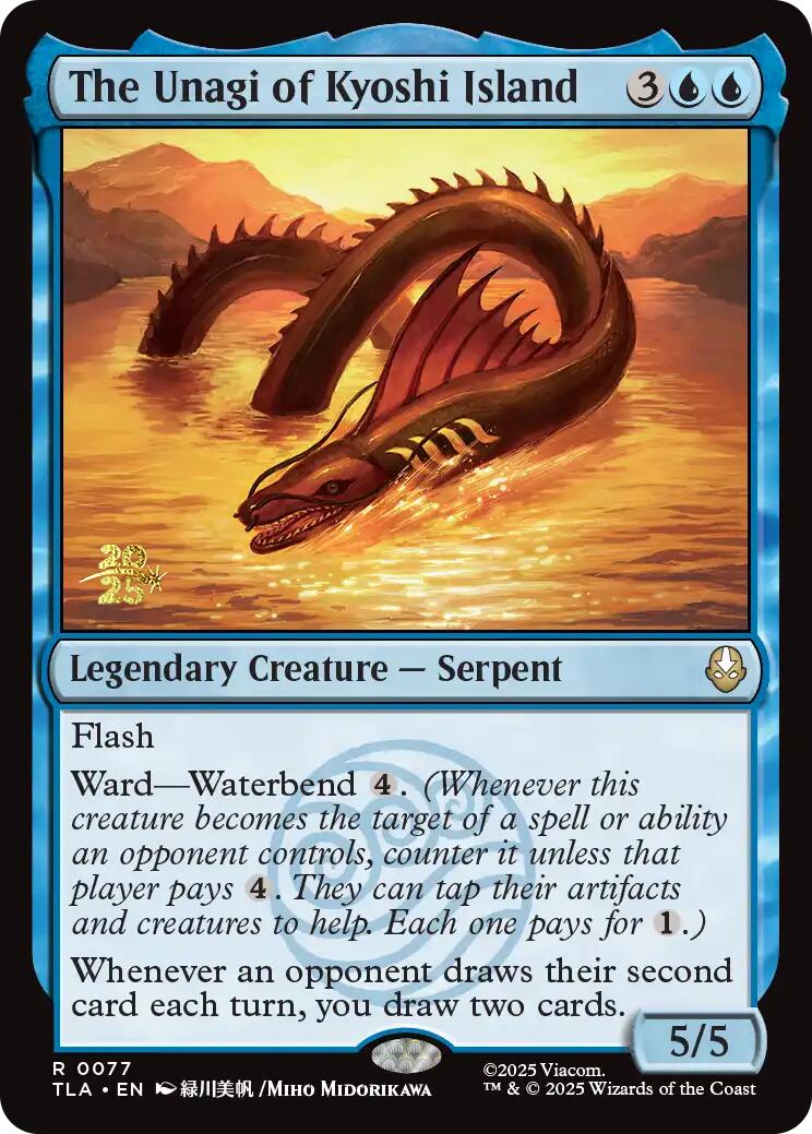 The Unagi of Kyoshi Island [Avatar: The Last Airbender Prerelease Cards] | Pegasus Games WI