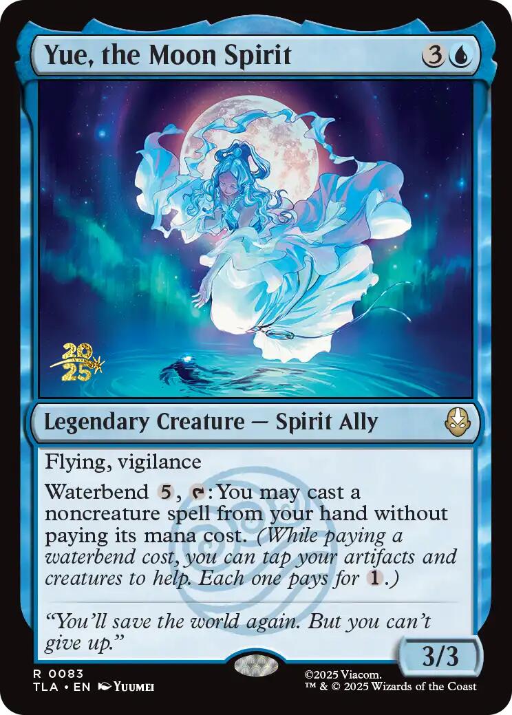 Yue, the Moon Spirit [Avatar: The Last Airbender Prerelease Cards] | Pegasus Games WI