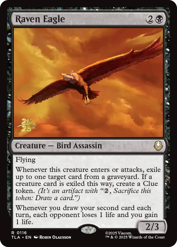 Raven Eagle [Avatar: The Last Airbender Prerelease Cards] | Pegasus Games WI