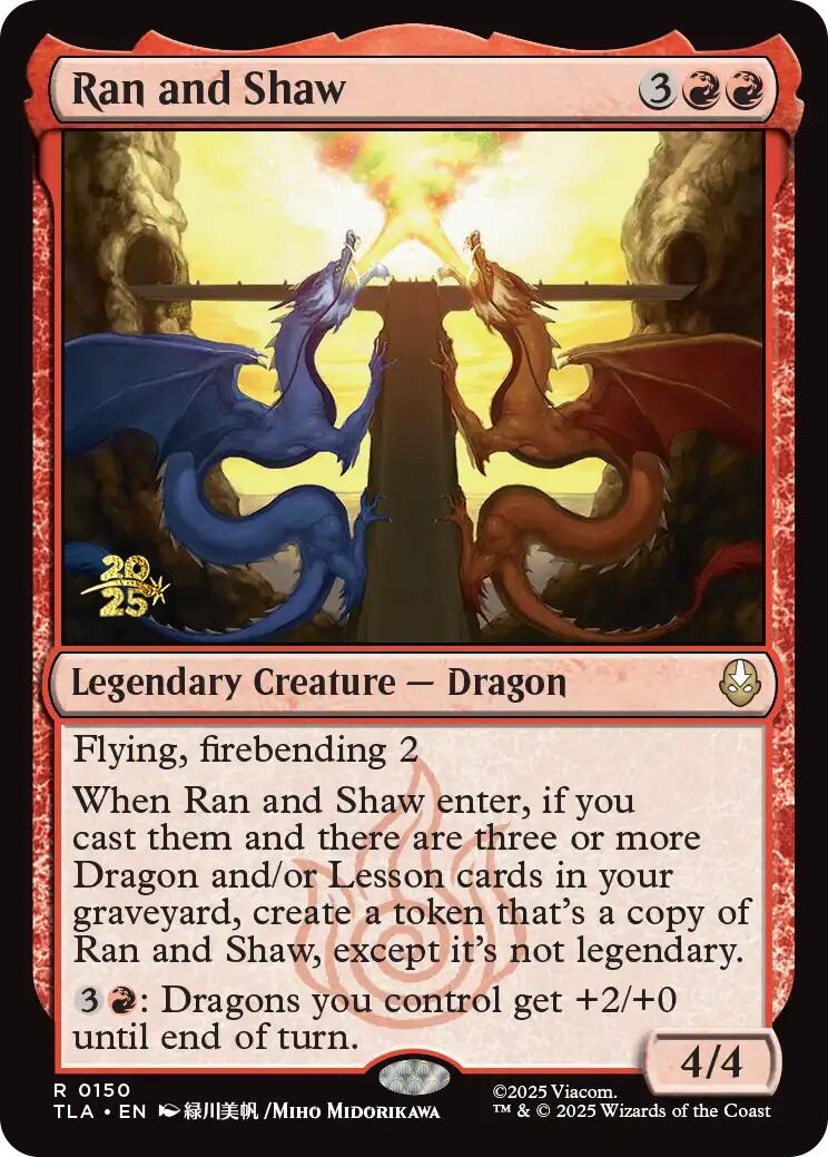 Ran and Shaw [Avatar: The Last Airbender Prerelease Cards] | Pegasus Games WI