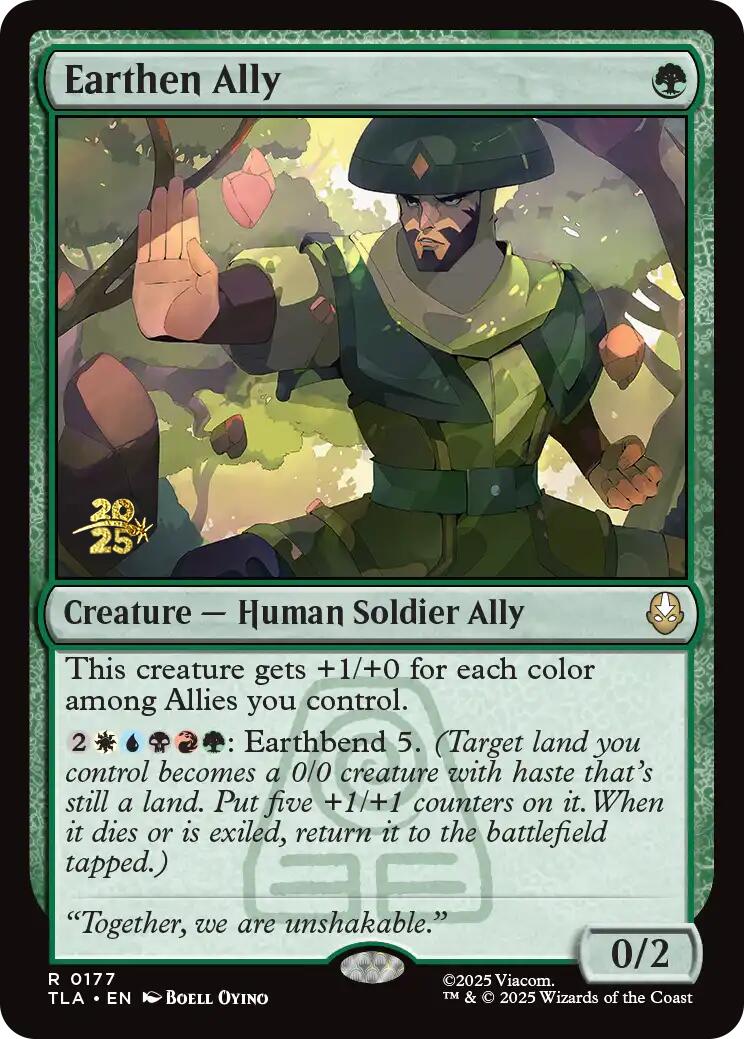 Earthen Ally [Avatar: The Last Airbender Prerelease Cards] | Pegasus Games WI