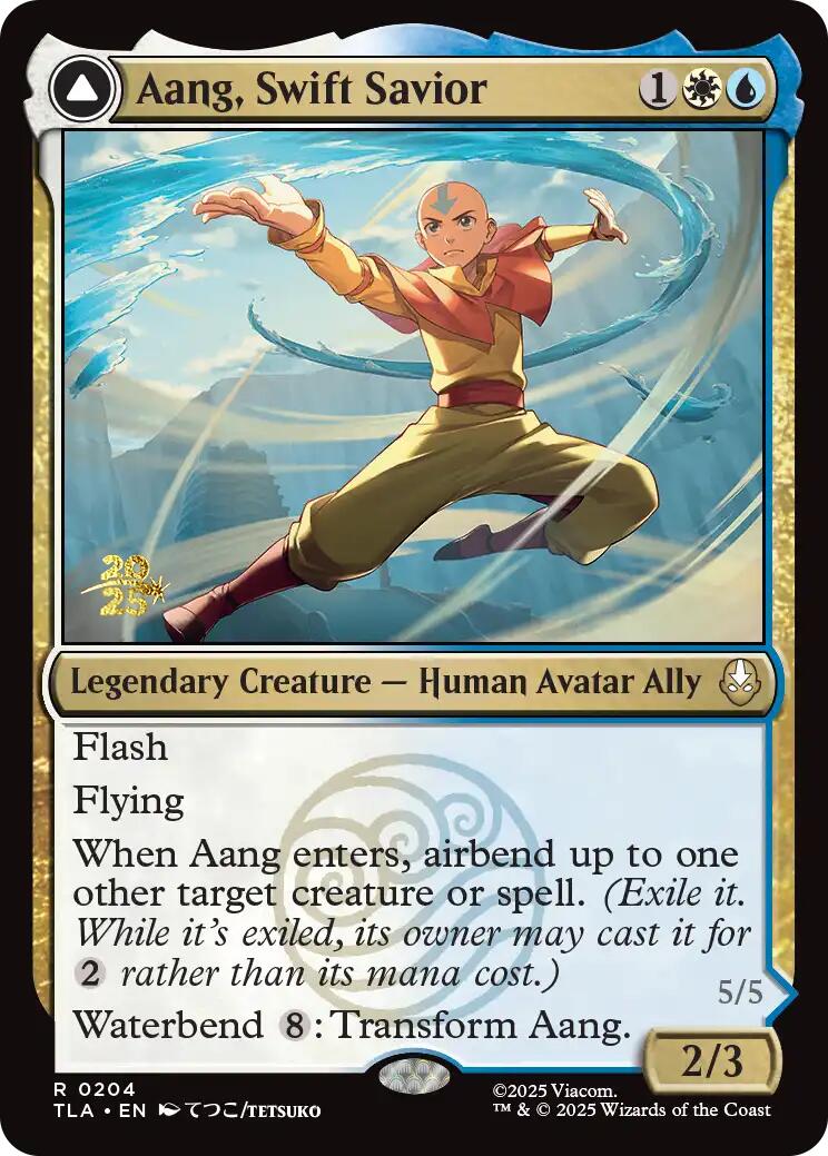 Aang, Swift Savior [Avatar: The Last Airbender Prerelease Cards] | Pegasus Games WI