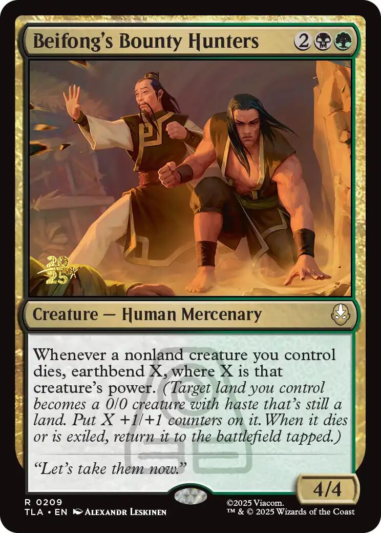 Beifong's Bounty Hunters [Avatar: The Last Airbender Prerelease Cards] | Pegasus Games WI