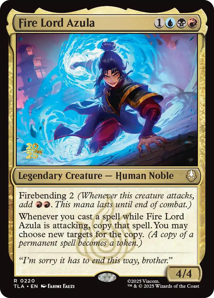 Fire Lord Azula [Avatar: The Last Airbender Prerelease Cards] | Pegasus Games WI