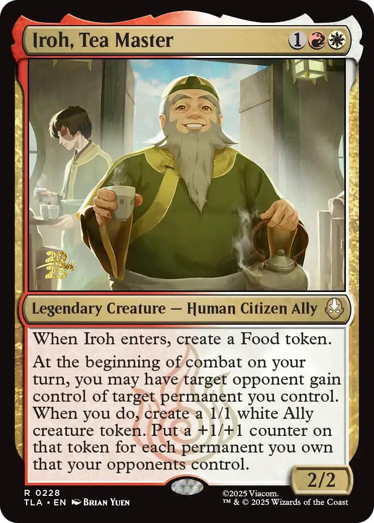 Iroh, Tea Master [Avatar: The Last Airbender Prerelease Cards] | Pegasus Games WI
