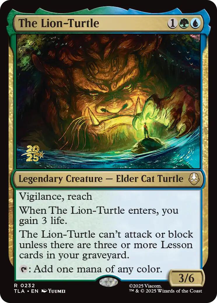 The Lion-Turtle [Avatar: The Last Airbender Prerelease Cards] | Pegasus Games WI