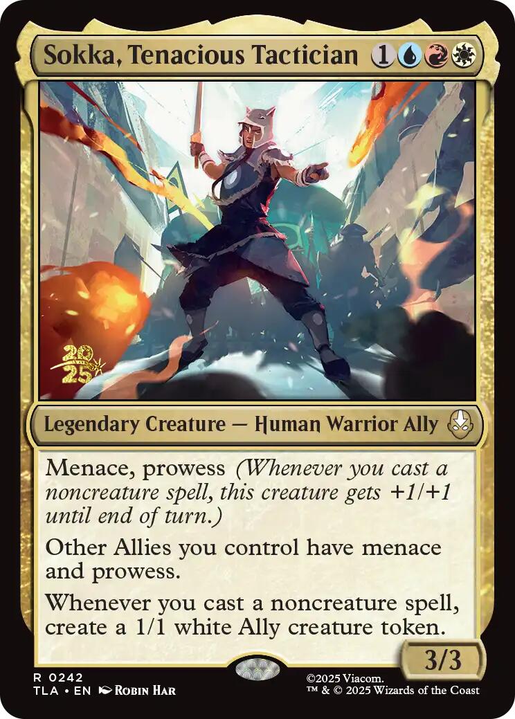 Sokka, Tenacious Tactician [Avatar: The Last Airbender Prerelease Cards] | Pegasus Games WI