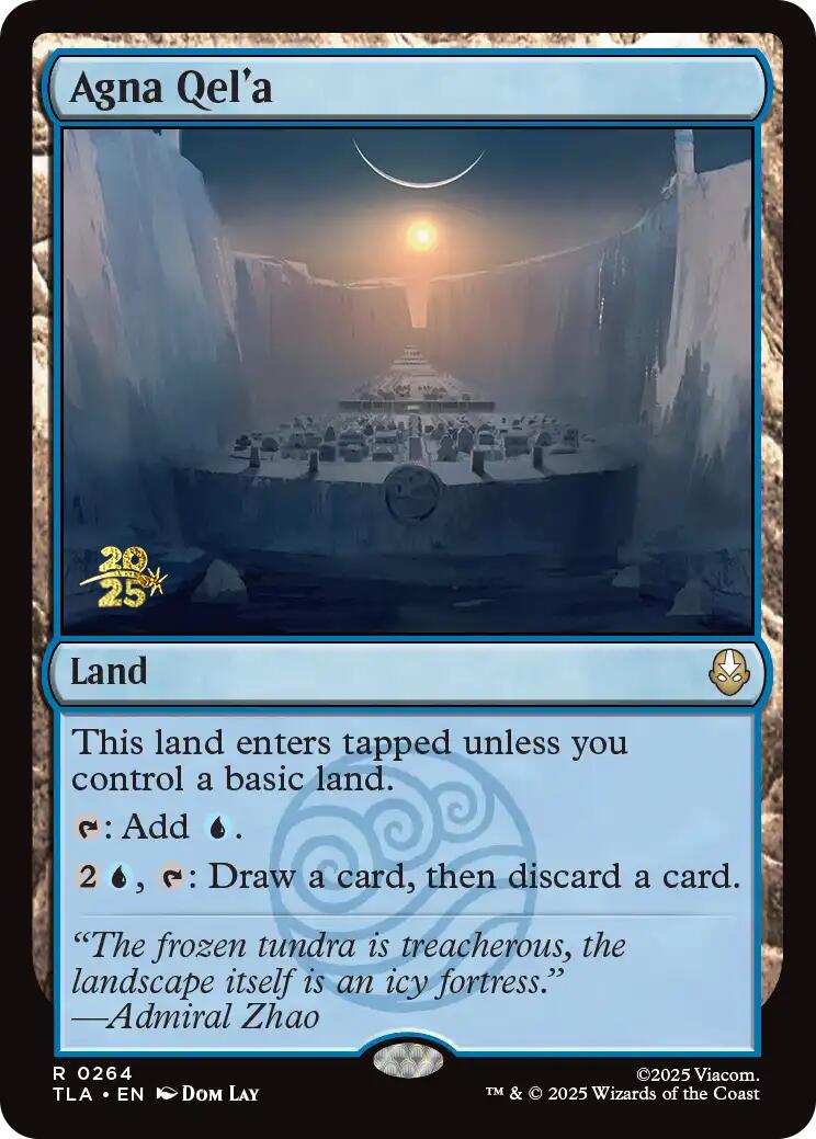 Agna Qel'a [Avatar: The Last Airbender Prerelease Cards] | Pegasus Games WI