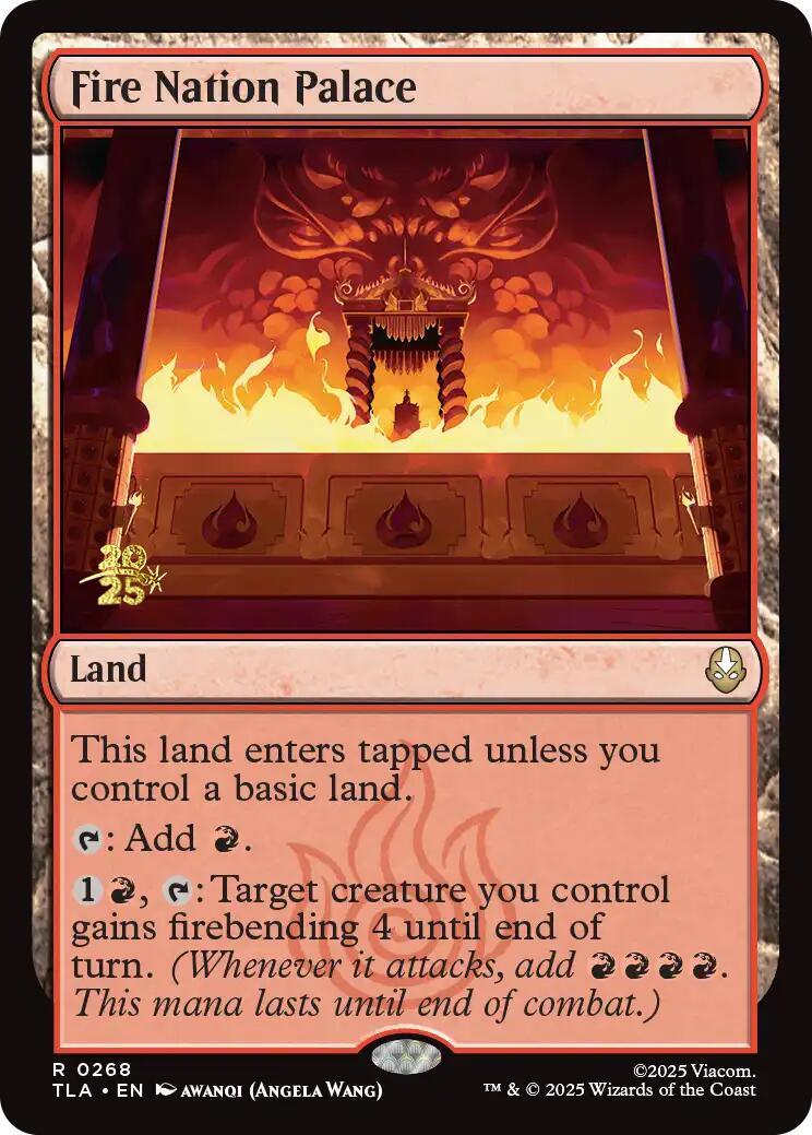 Fire Nation Palace [Avatar: The Last Airbender Prerelease Cards] | Pegasus Games WI