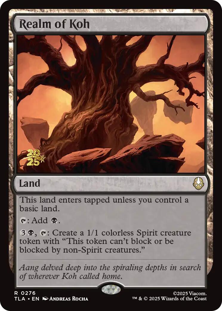 Realm of Koh [Avatar: The Last Airbender Prerelease Cards] | Pegasus Games WI