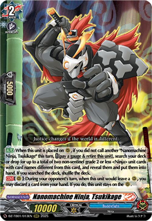 Nanomachine Ninja, Tsukikage (DZ-TB01/013EN) (DZ-TB01/013EN) [Future Card Buddyfight] | Pegasus Games WI