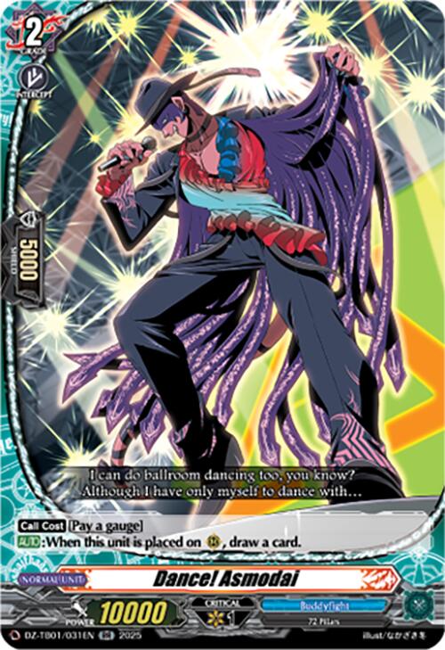 Dance! Asmodai (DZ-TB01/031EN) (DZ-TB01/031EN) [Future Card Buddyfight] | Pegasus Games WI