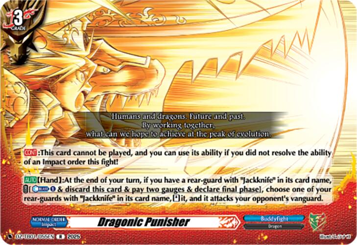 Dragonic Punisher (DZ-TB01/055EN) (DZ-TB01/055EN) [Future Card Buddyfight] | Pegasus Games WI