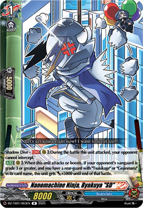 Nanomachine Ninja, Byakuya "SD" (DZ-TB01/063EN) (DZ-TB01/063EN) [Future Card Buddyfight] | Pegasus Games WI