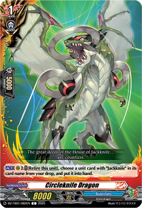 Circleknife Dragon (DZ-TB01/082EN) (DZ-TB01/082EN) [Future Card Buddyfight] | Pegasus Games WI