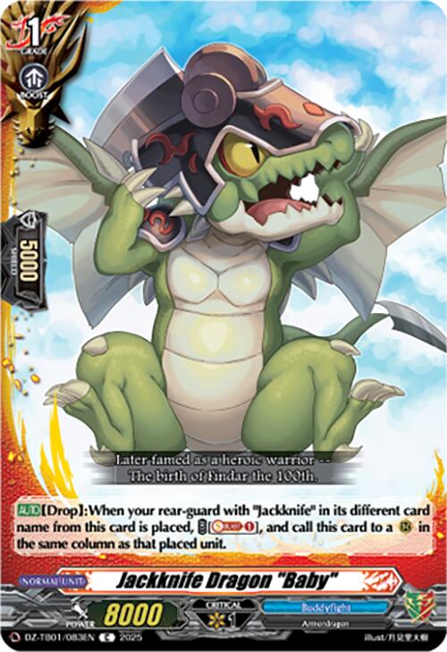 Jackknife Dragon "Baby" (DZ-TB01/083EN) (DZ-TB01/083EN) [Future Card Buddyfight] | Pegasus Games WI