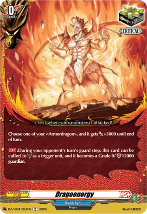 Dragoenergy (DZ-TB01/091EN) (DZ-TB01/091EN) [Future Card Buddyfight] | Pegasus Games WI