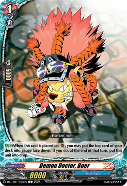 Demon Doctor, Buer (DZ-TB01/103EN) (DZ-TB01/103EN) [Future Card Buddyfight] | Pegasus Games WI