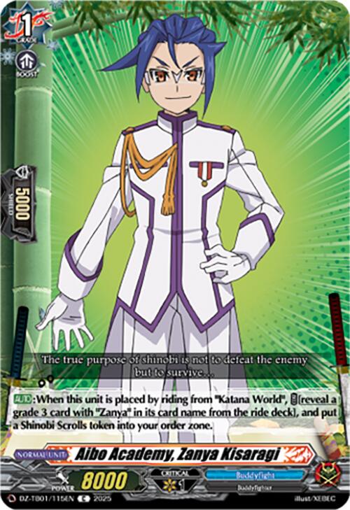 Aibo Academy, Zanya Kisaragi (DZ-TB01/115EN) (DZ-TB01/115EN) [Future Card Buddyfight] | Pegasus Games WI