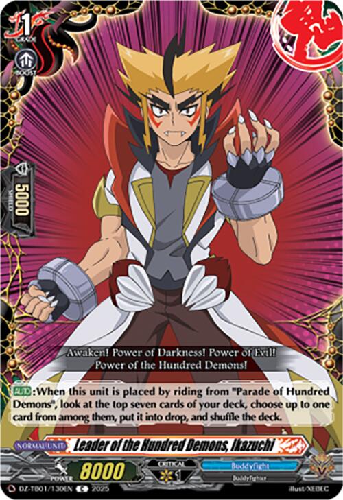 Leader of the Hundred Demons, Ikazuchi (DZ-TB01/130EN) (DZ-TB01/130EN) [Future Card Buddyfight] | Pegasus Games WI
