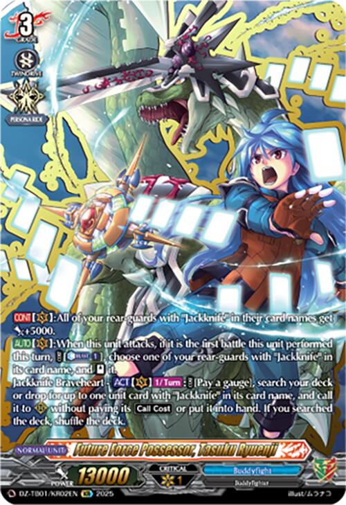 Future Force Possessor, Tasuku Ryuenji (DZ-TB01/KR02EN) (DZ-TB01/KR02EN) [Future Card Buddyfight] | Pegasus Games WI