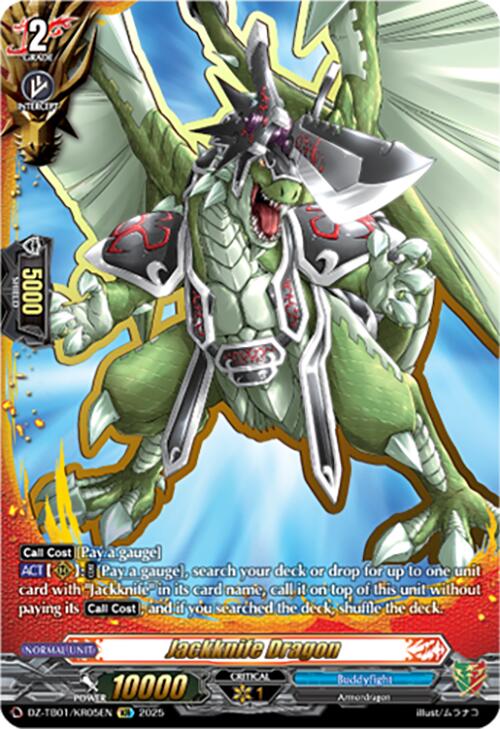 Jackknife Dragon (DZ-TB01/KR05EN) (DZ-TB01/KR05EN) [Future Card Buddyfight] | Pegasus Games WI