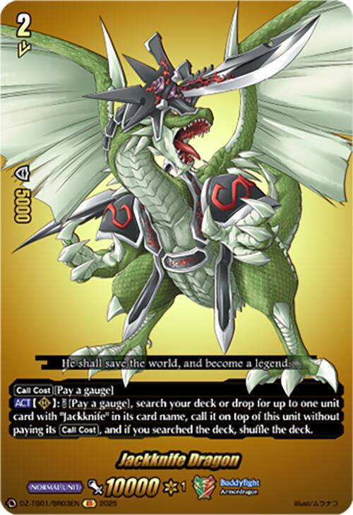 Jackknife Dragon (DZ-TB01/BR03EN) (DZ-TB01/BR03EN) [Future Card Buddyfight] | Pegasus Games WI