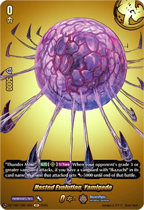 Hasted Evolution, Yamigedo (DZ-TB01/BR14EN) (DZ-TB01/BR14EN) [Future Card Buddyfight] | Pegasus Games WI