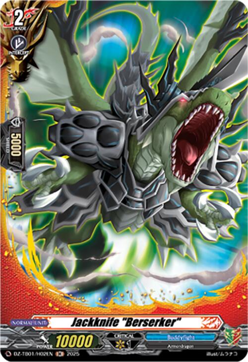 Jackknife "Berserker" (DZ-TB01/H02EN) (DZ-TB01/H02EN) [Future Card Buddyfight] | Pegasus Games WI