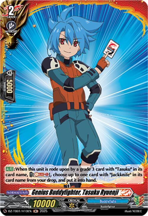 Genius Buddyfighter, Tasuku Ryuenji (DZ-TB01/H10EN) (DZ-TB01/H10EN) [Future Card Buddyfight] | Pegasus Games WI