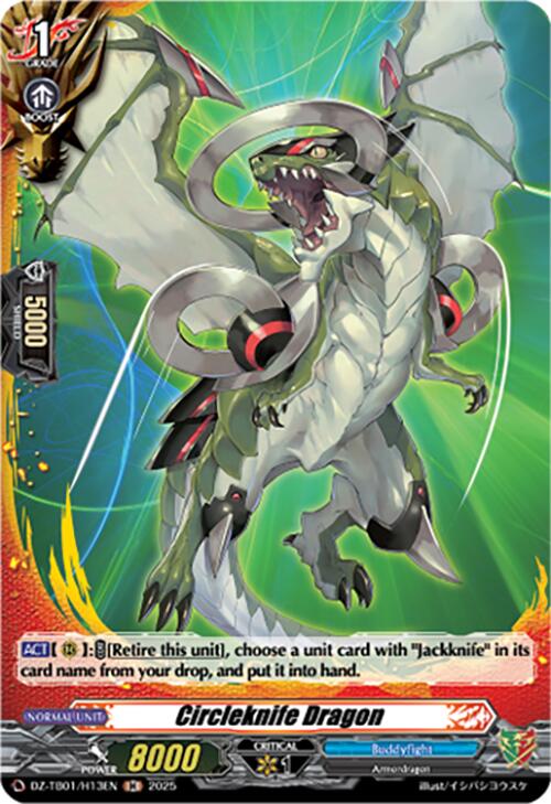 Circleknife Dragon (DZ-TB01/H13EN) (DZ-TB01/H13EN) [Future Card Buddyfight] | Pegasus Games WI