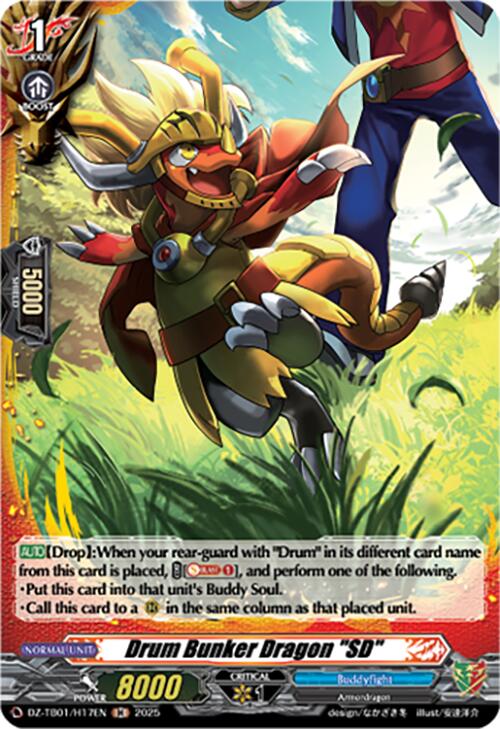 Drum Bunker Dragon "SD" (DZ-TB01/H17EN) (DZ-TB01/H17EN) [Future Card Buddyfight] | Pegasus Games WI