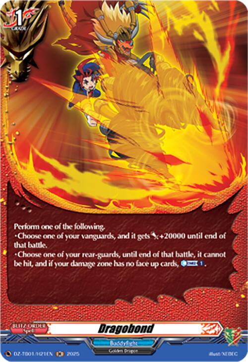 Dragobond (DZ-TB01/H21EN) (DZ-TB01/H21EN) [Future Card Buddyfight] | Pegasus Games WI