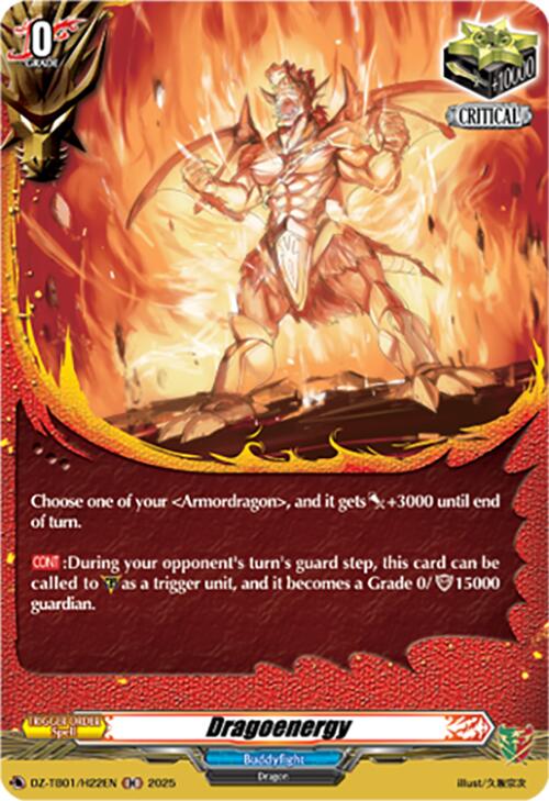 Dragoenergy (DZ-TB01/H22EN) (DZ-TB01/H22EN) [Future Card Buddyfight] | Pegasus Games WI