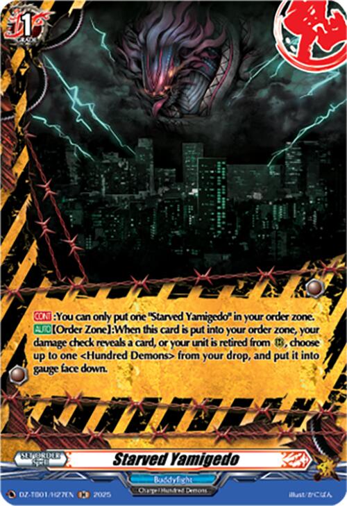 Starved Yamigedo (DZ-TB01/H27EN) (DZ-TB01/H27EN) [Future Card Buddyfight] | Pegasus Games WI